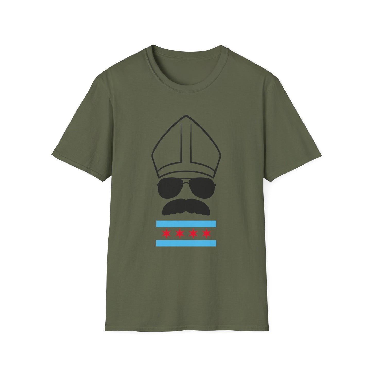 Chicago Flag Da Pope T-Shirt