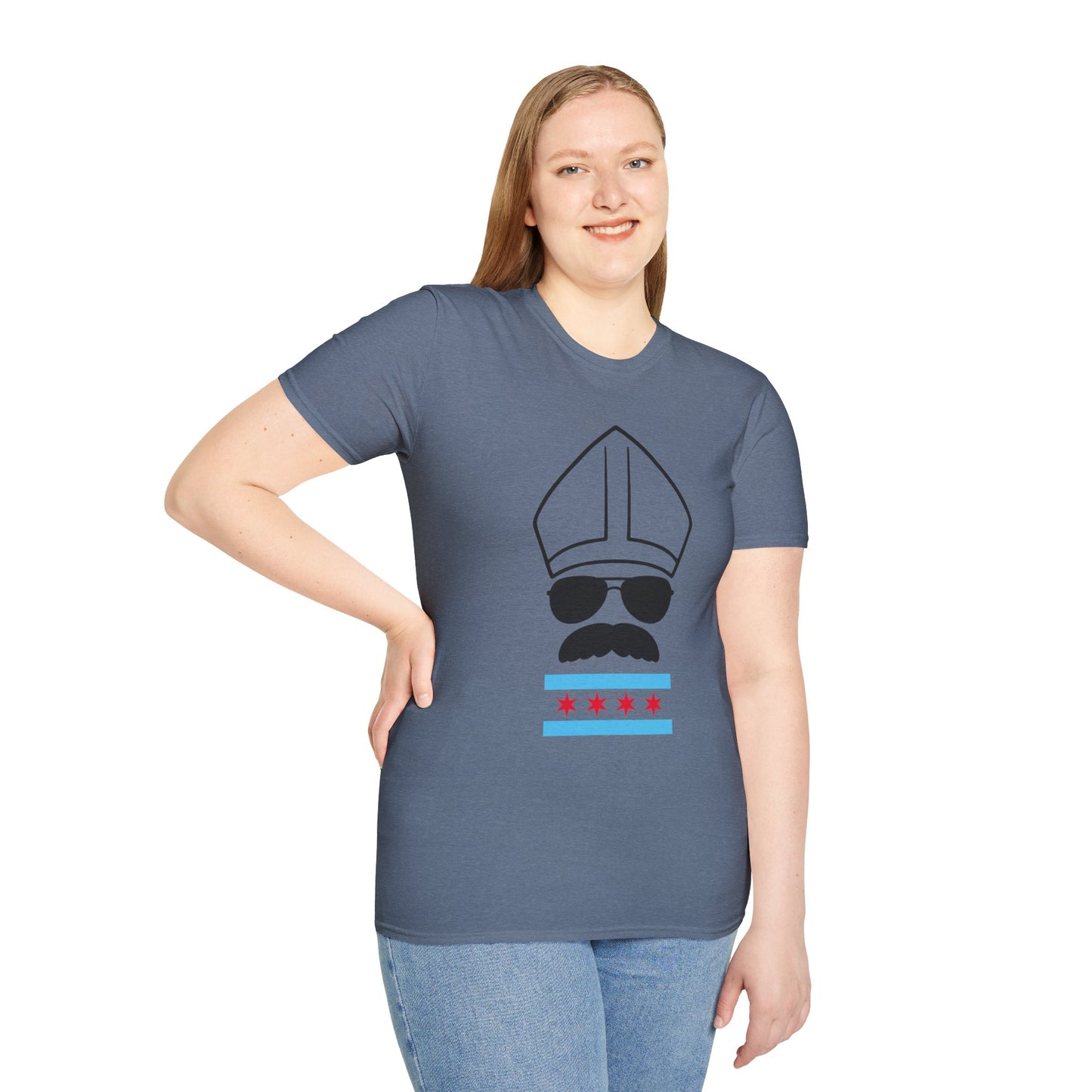 Chicago Flag Da Pope T-Shirt