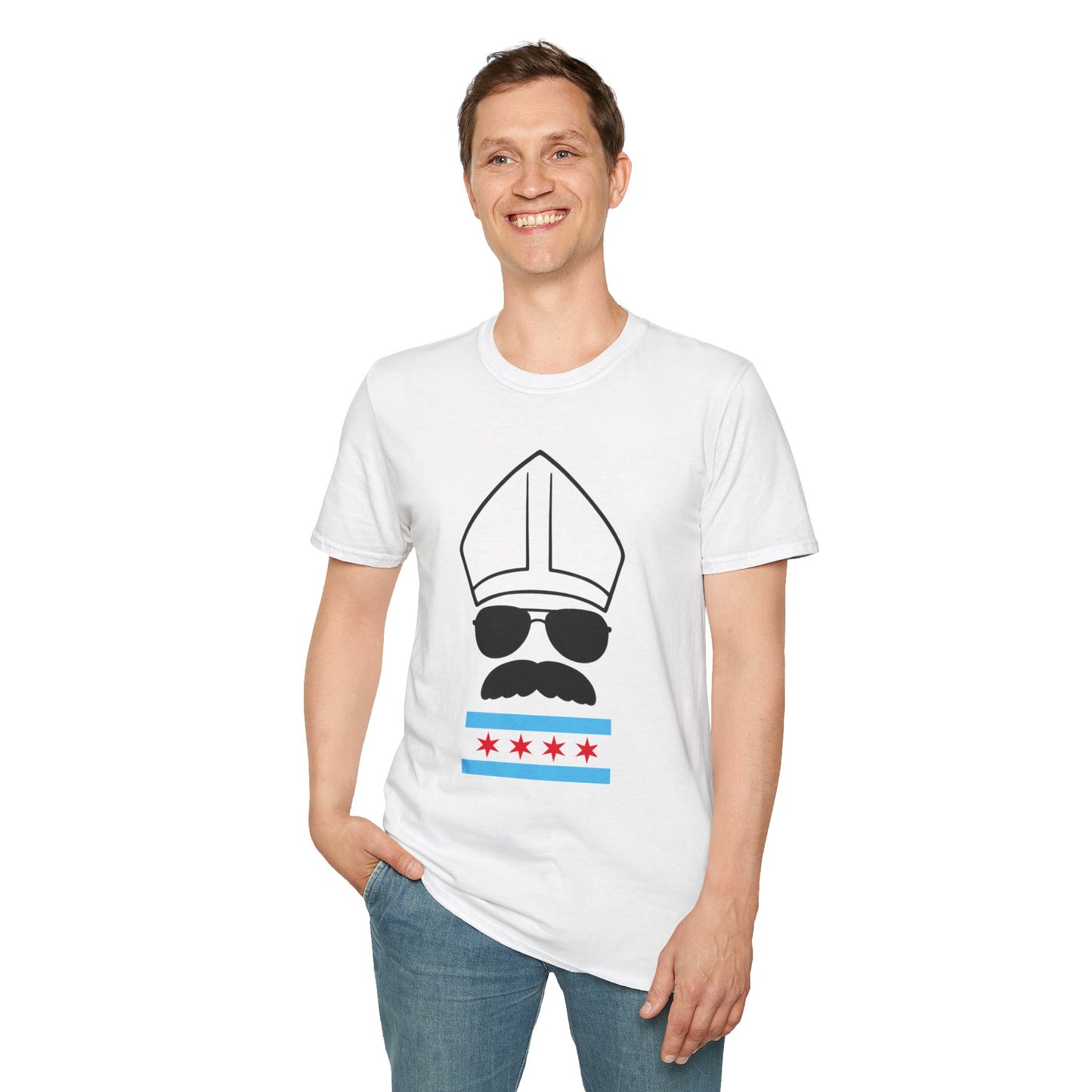 Chicago Flag Da Pope T-Shirt