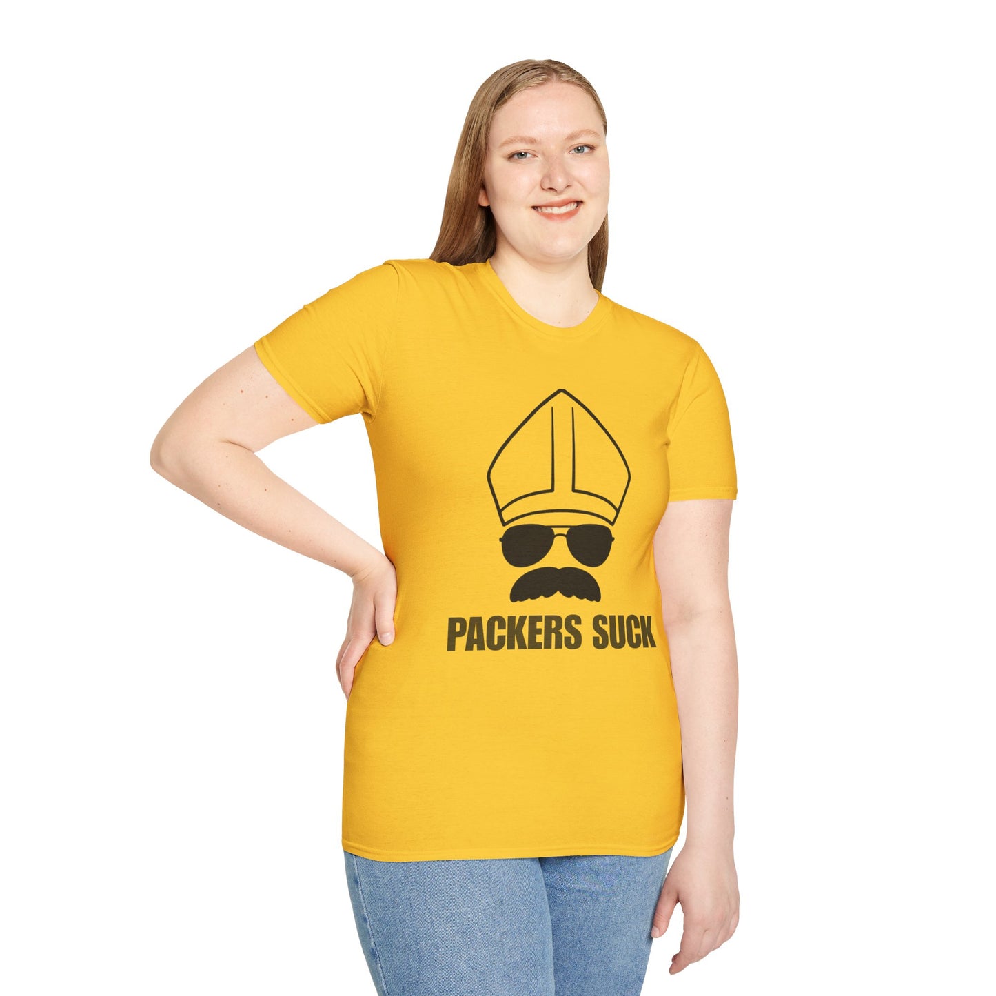 Packers Suck  Da Pope T-Shirt