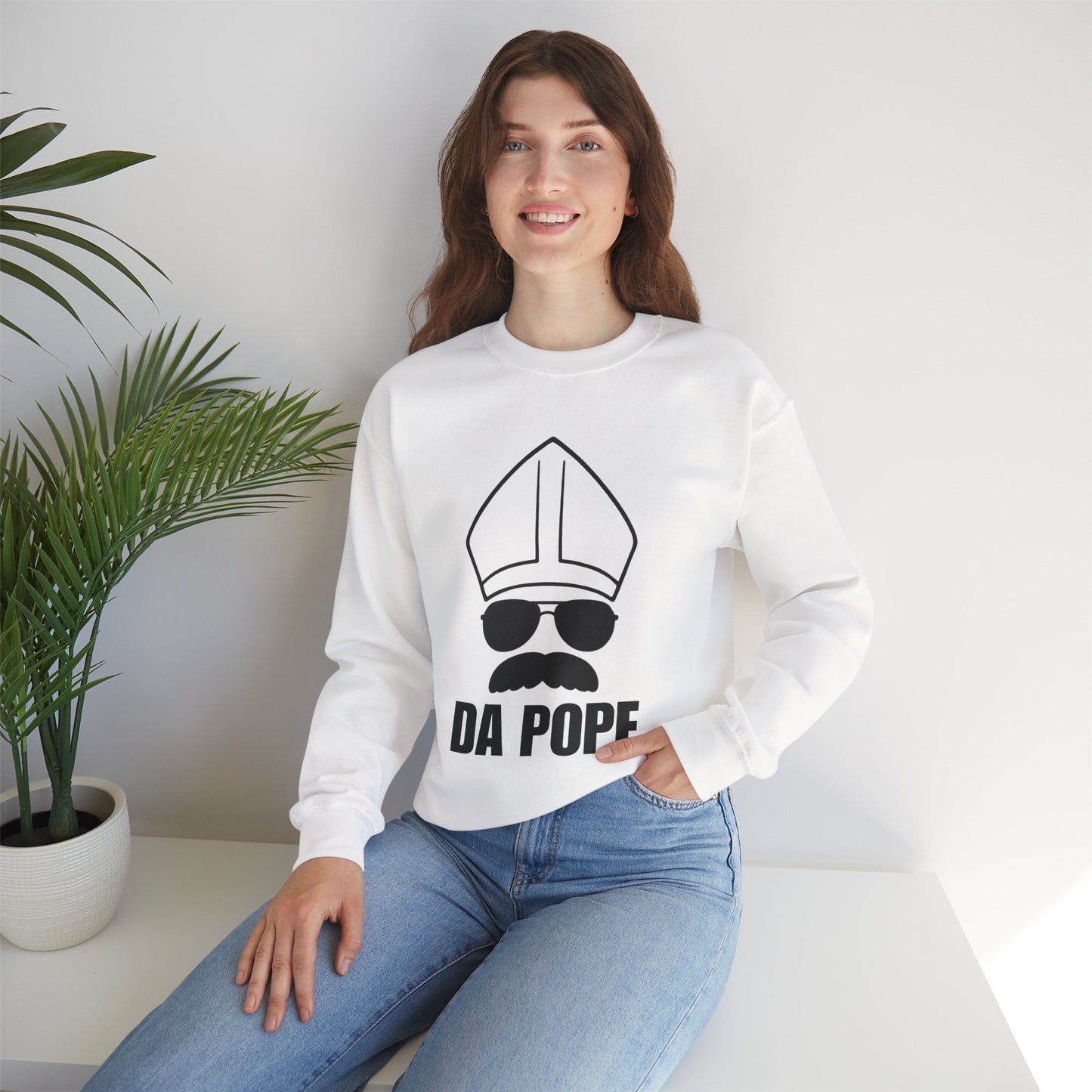 Da Pope Sweatshirt Unisex Crewneck