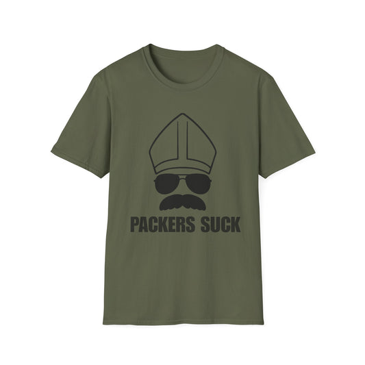 Packers Suck  Da Pope T-Shirt